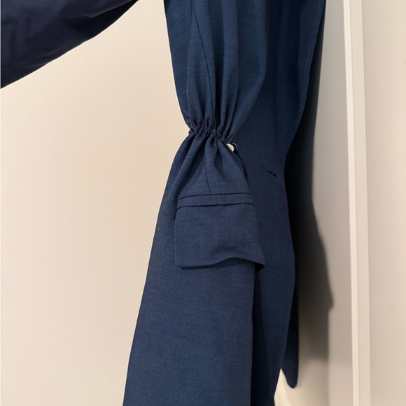 Tibi Navy Blazer with Adjustable Waist - Picture 3 of 5